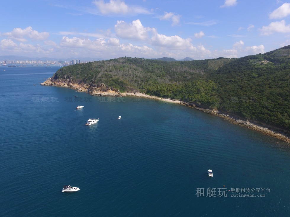 三亞旅游游艇租賃，三亞港至三亞角航線