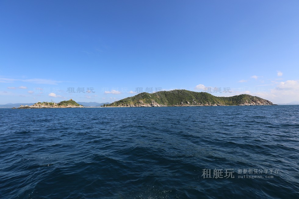 三亞旅游游艇租賃，三亞港至西島航線